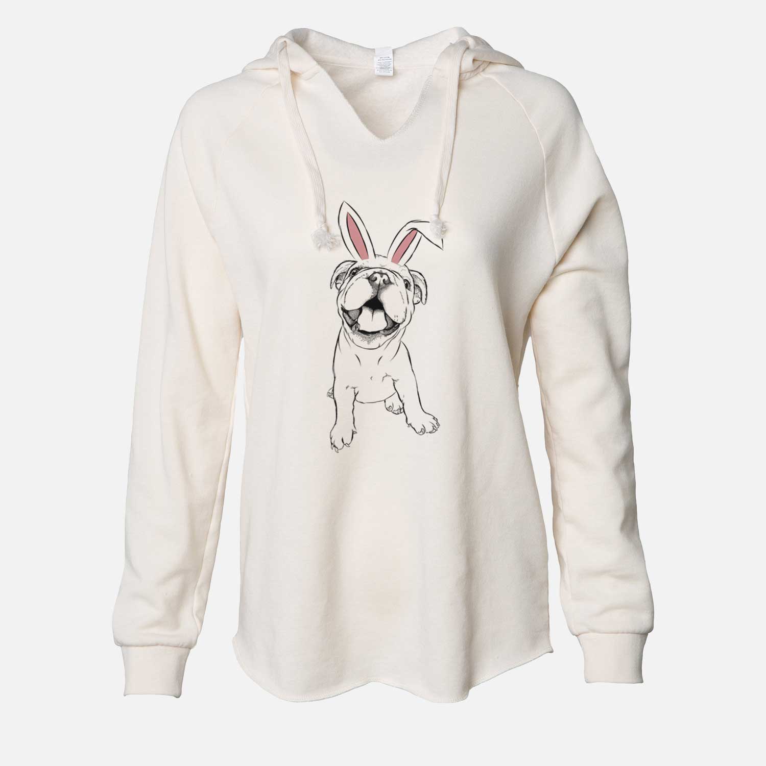 Easter Tyke the English Bulldog - Cali Wave Hooded Sweatshirt