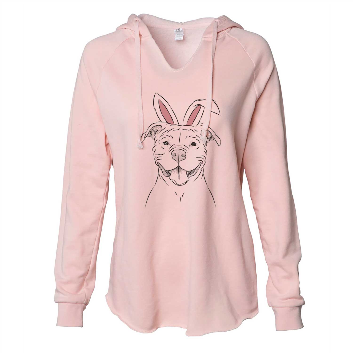 Easter Tyson the American Bulldog - Cali Wave Hooded Sweatshirt