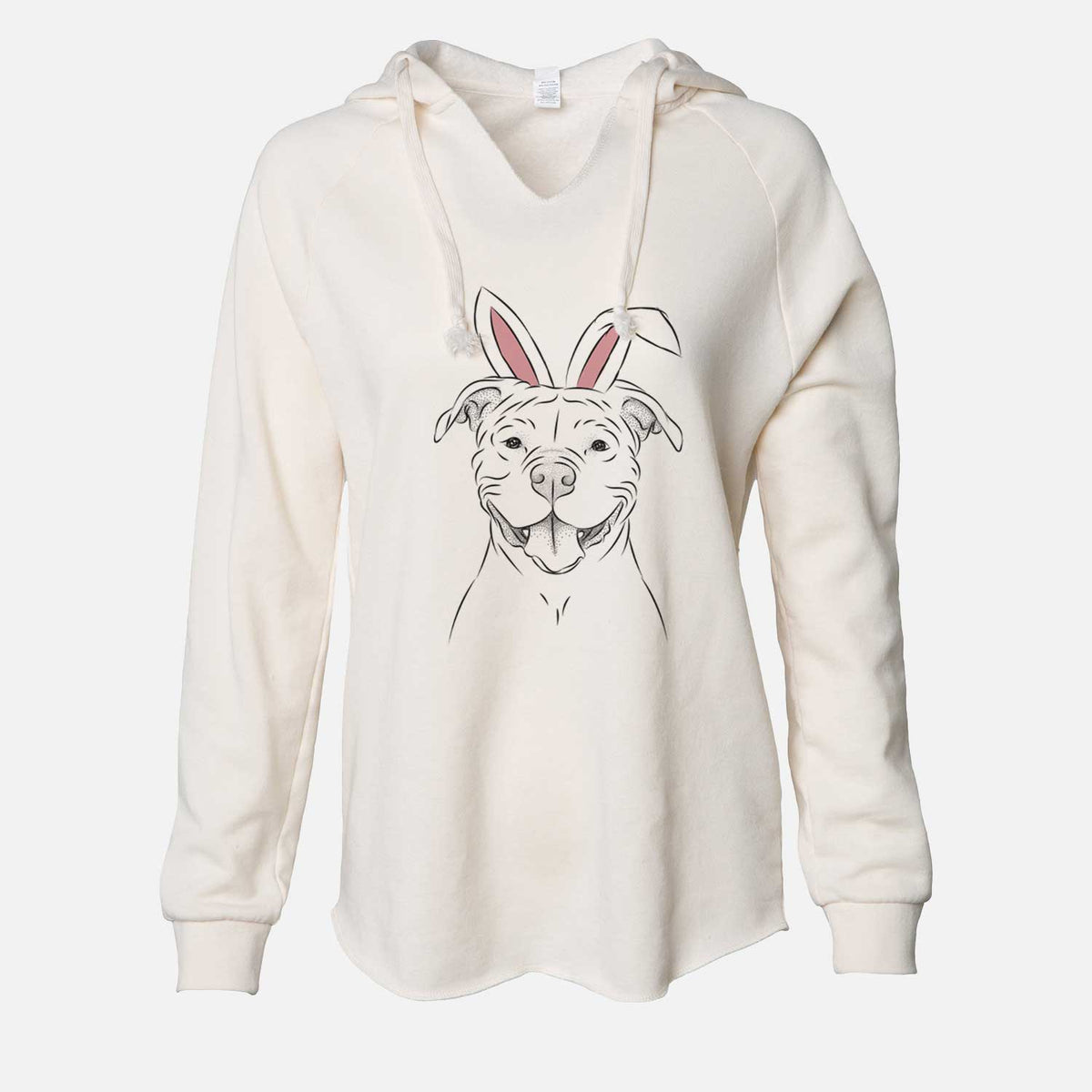 Easter Tyson the American Bulldog - Cali Wave Hooded Sweatshirt