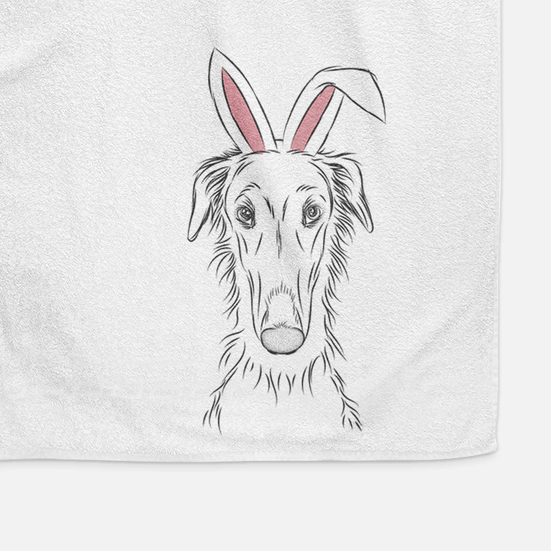 Vaughn the Borzoi Decorative Hand Towel