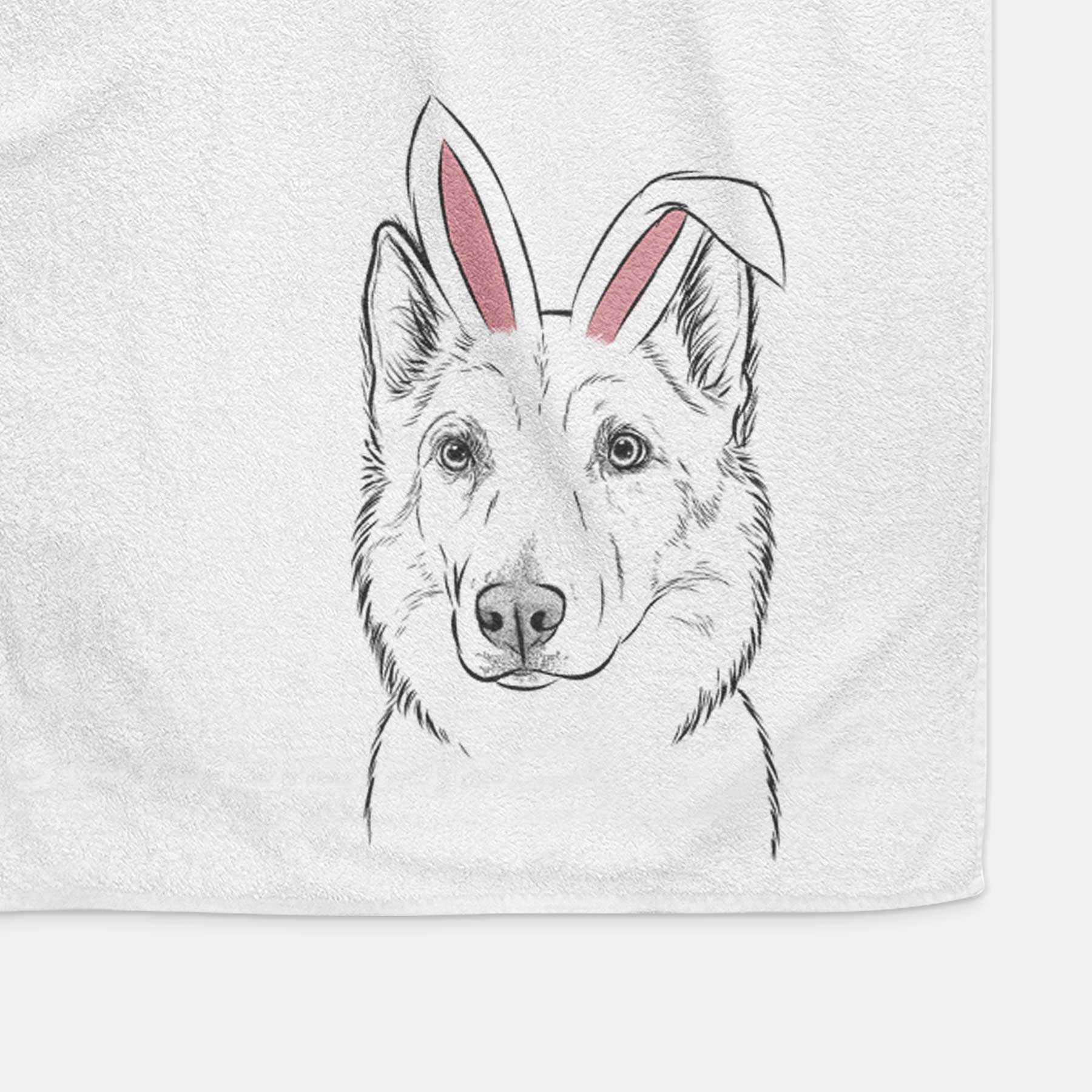 Vox the Siberian Husky Decorative Hand Towel