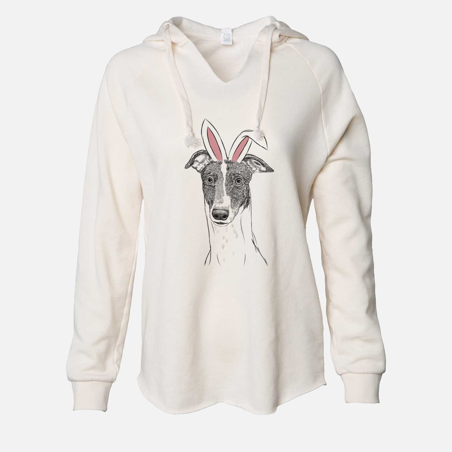 Easter Vyncent the Greyhound - Cali Wave Hooded Sweatshirt