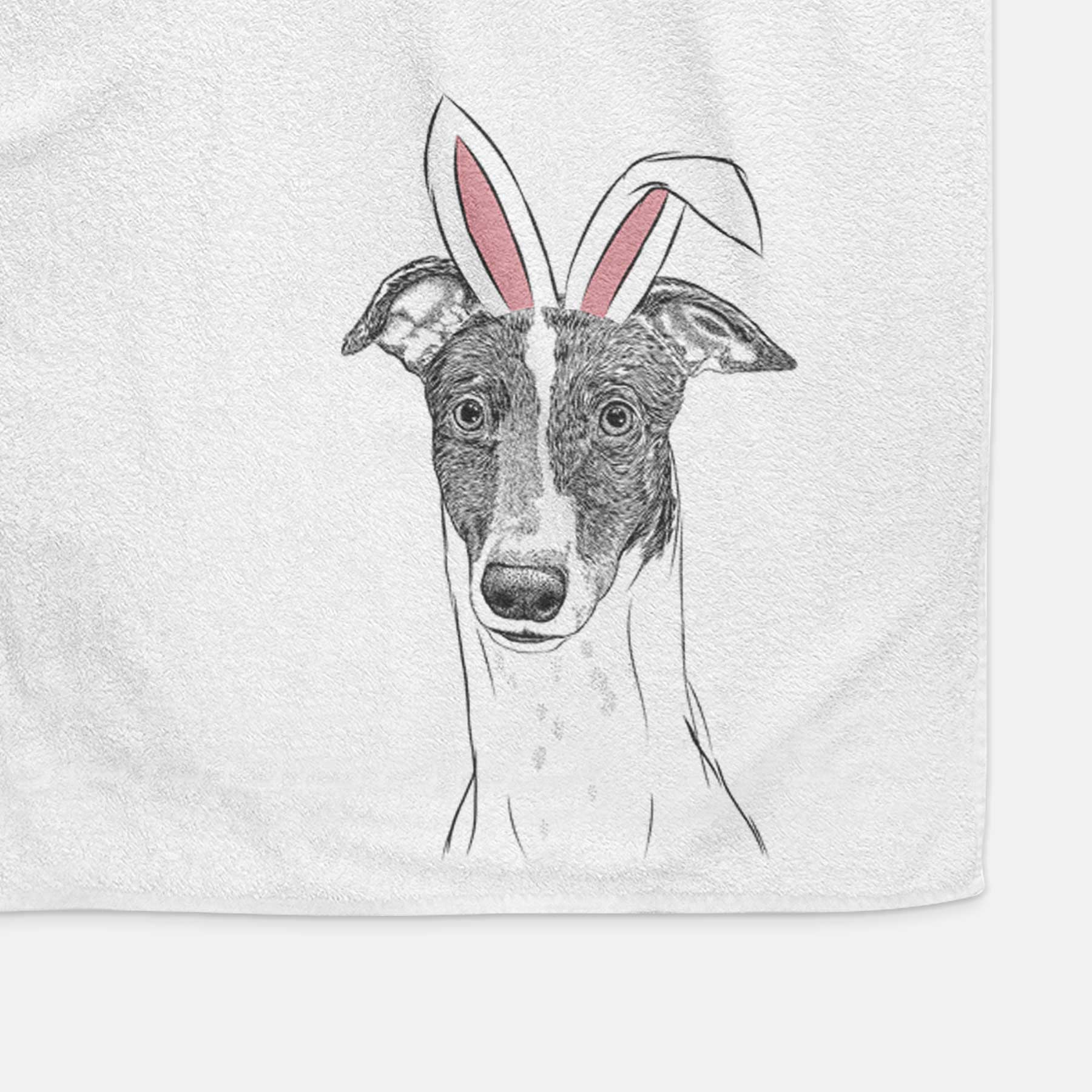 Vyncent the Greyhound Decorative Hand Towel