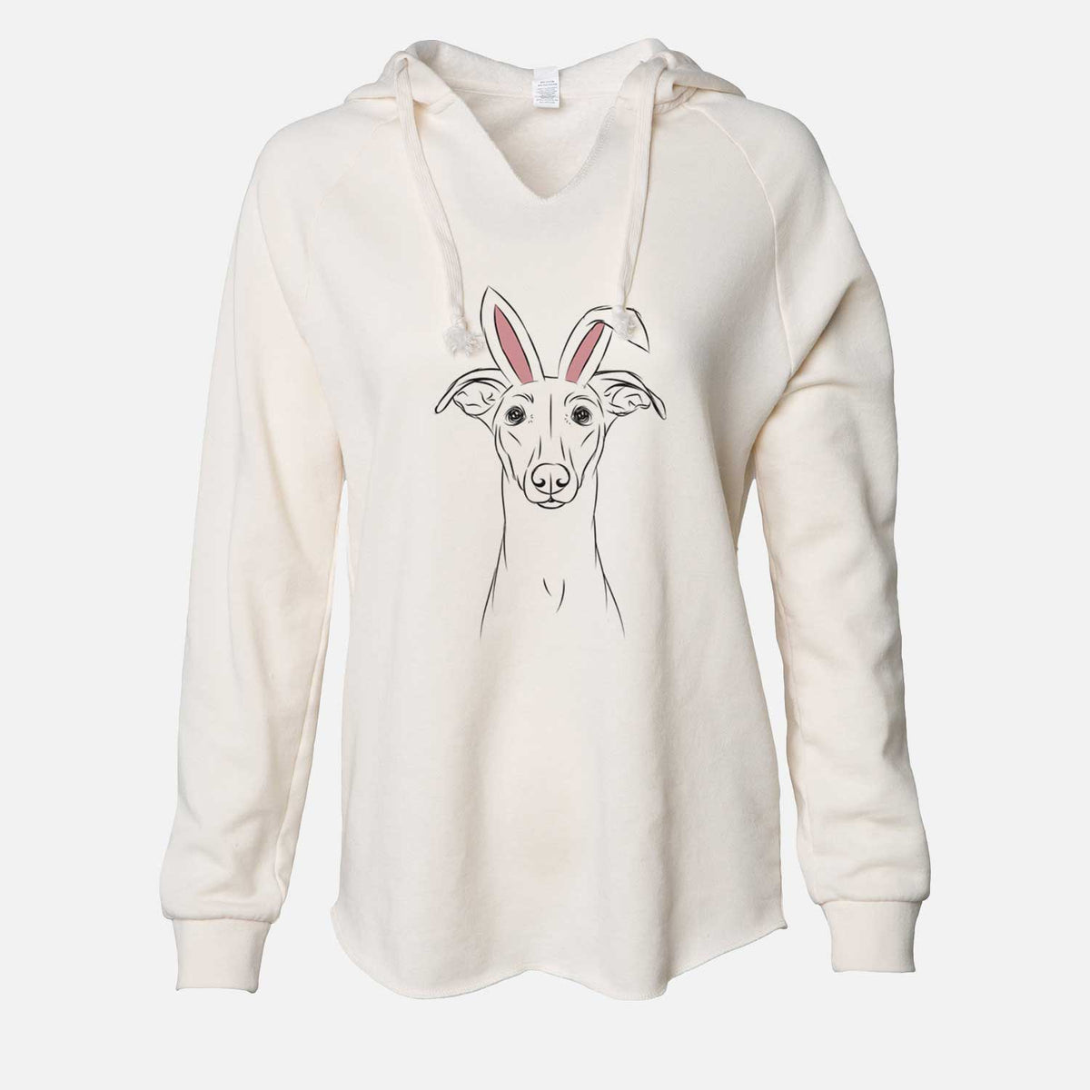 Easter Wallace the Whippet - Cali Wave Hooded Sweatshirt