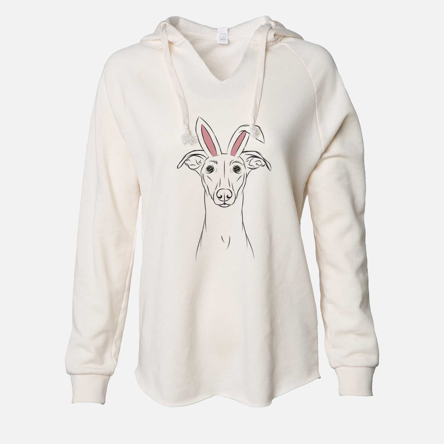 Easter Wallace the Whippet - Cali Wave Hooded Sweatshirt