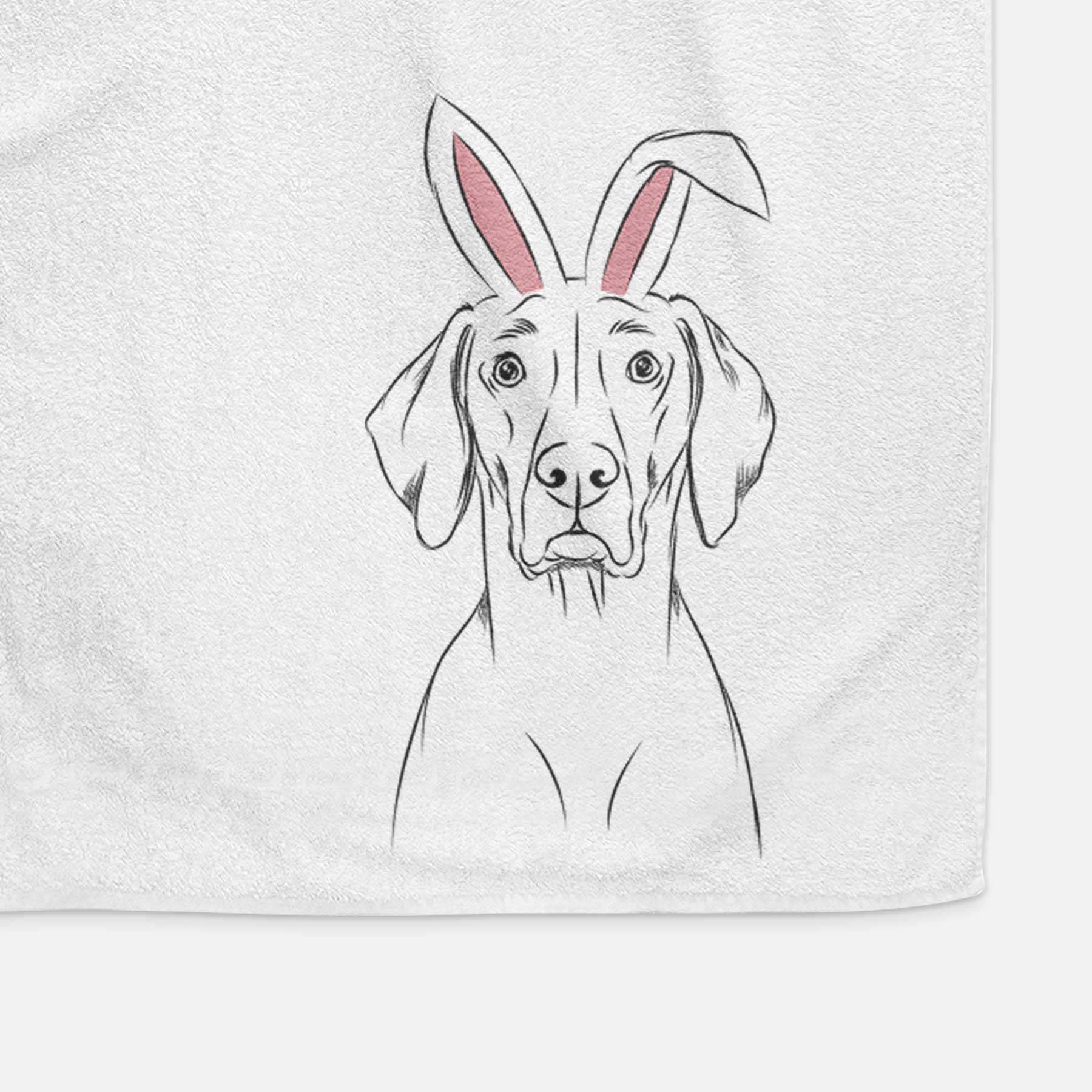 Walter the Weimaraner Decorative Hand Towel