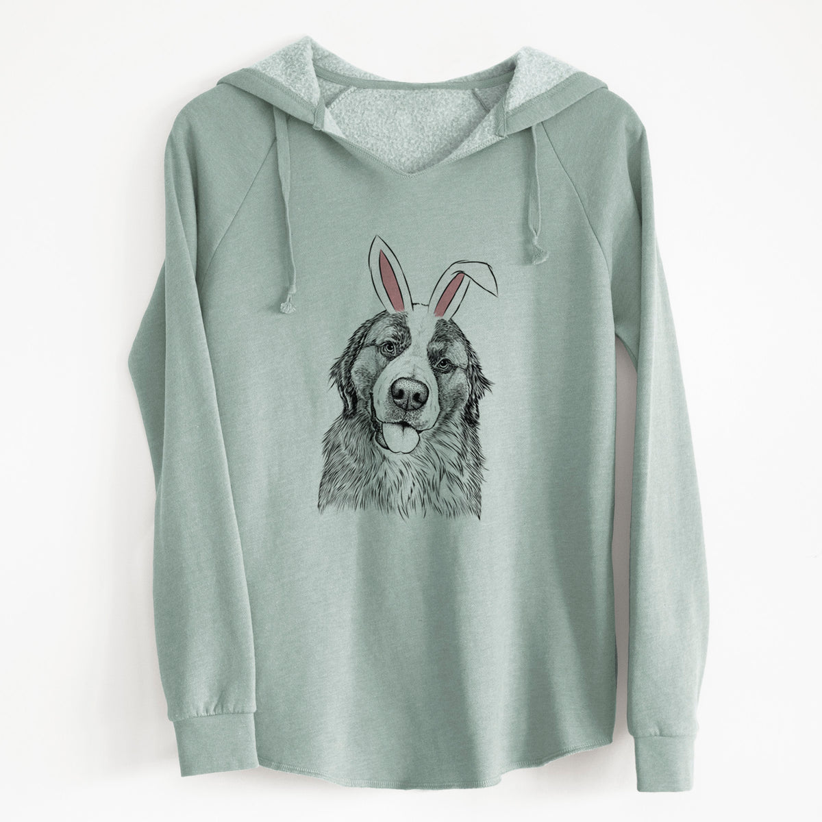 Easter Walter the Bernese Mountain Dog Mix - Cali Wave Hooded Sweatshirt