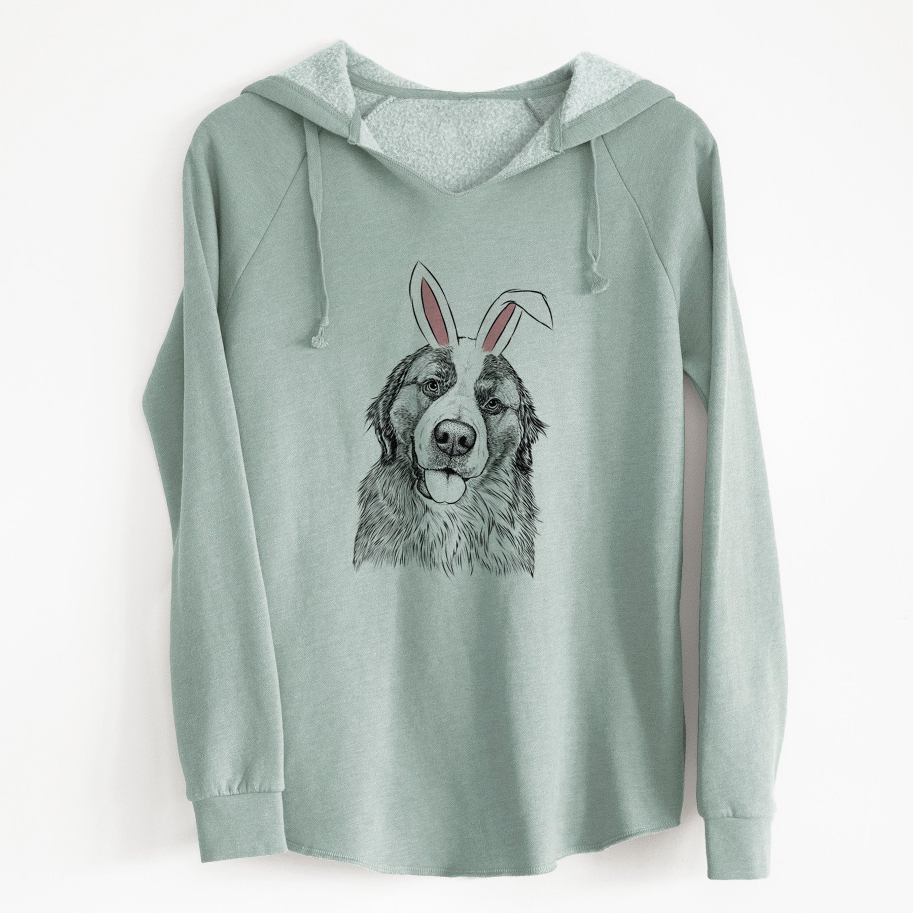 Easter Walter the Bernese Mountain Dog Mix - Cali Wave Hooded Sweatshirt