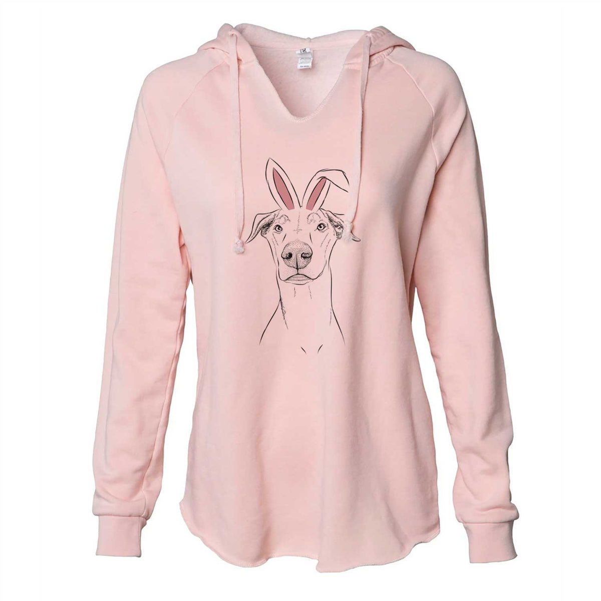 Easter Walter the White Doberman Rescue - Cali Wave Hooded Sweatshirt