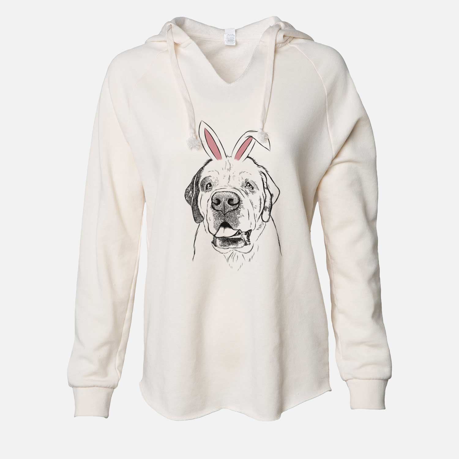 Easter Wendy the Saint Bernard - Cali Wave Hooded Sweatshirt