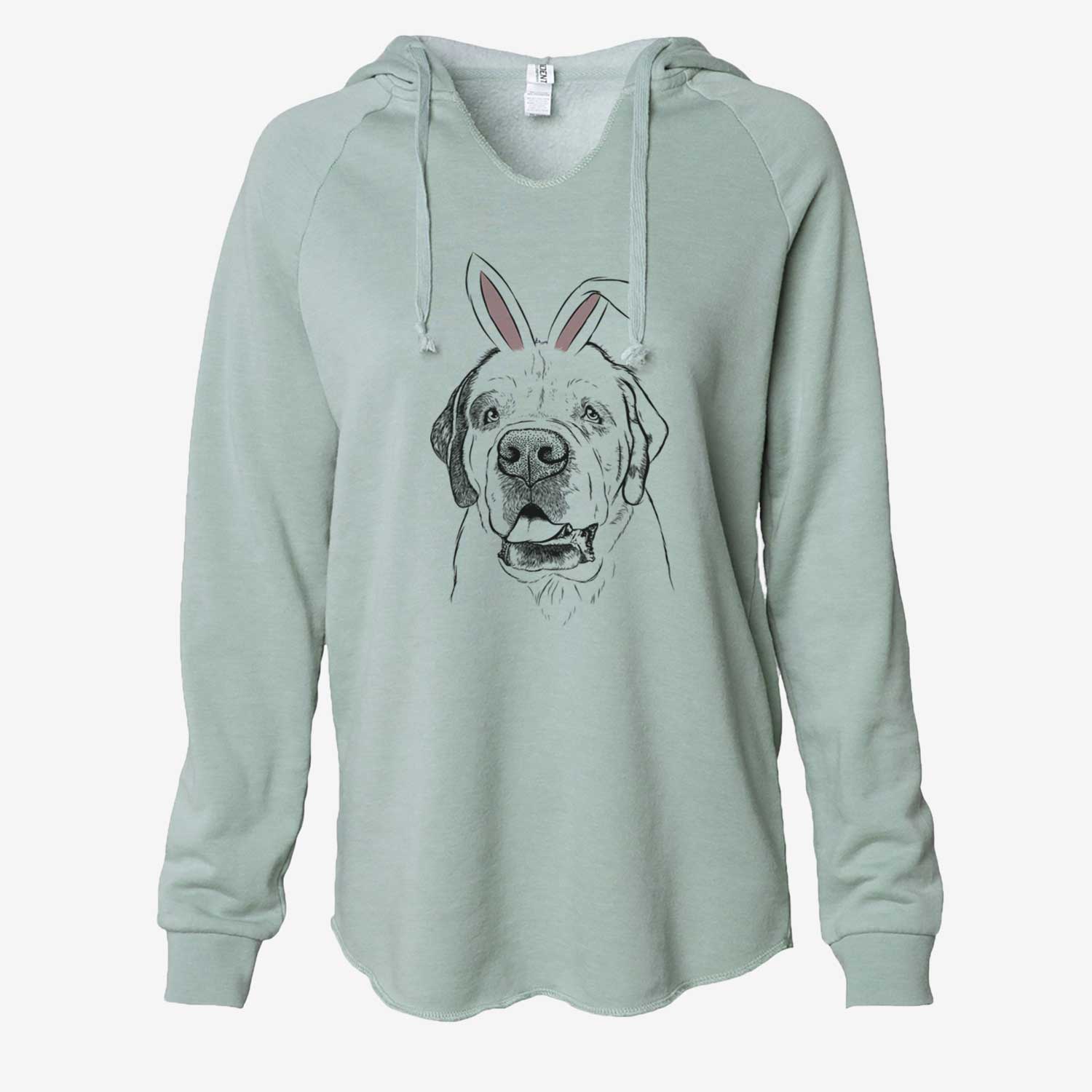 Easter Wendy the Saint Bernard - Cali Wave Hooded Sweatshirt