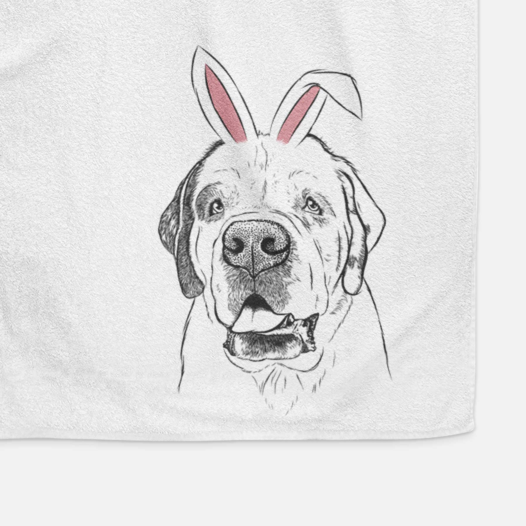 Wendy the Saint Bernard Decorative Hand Towel