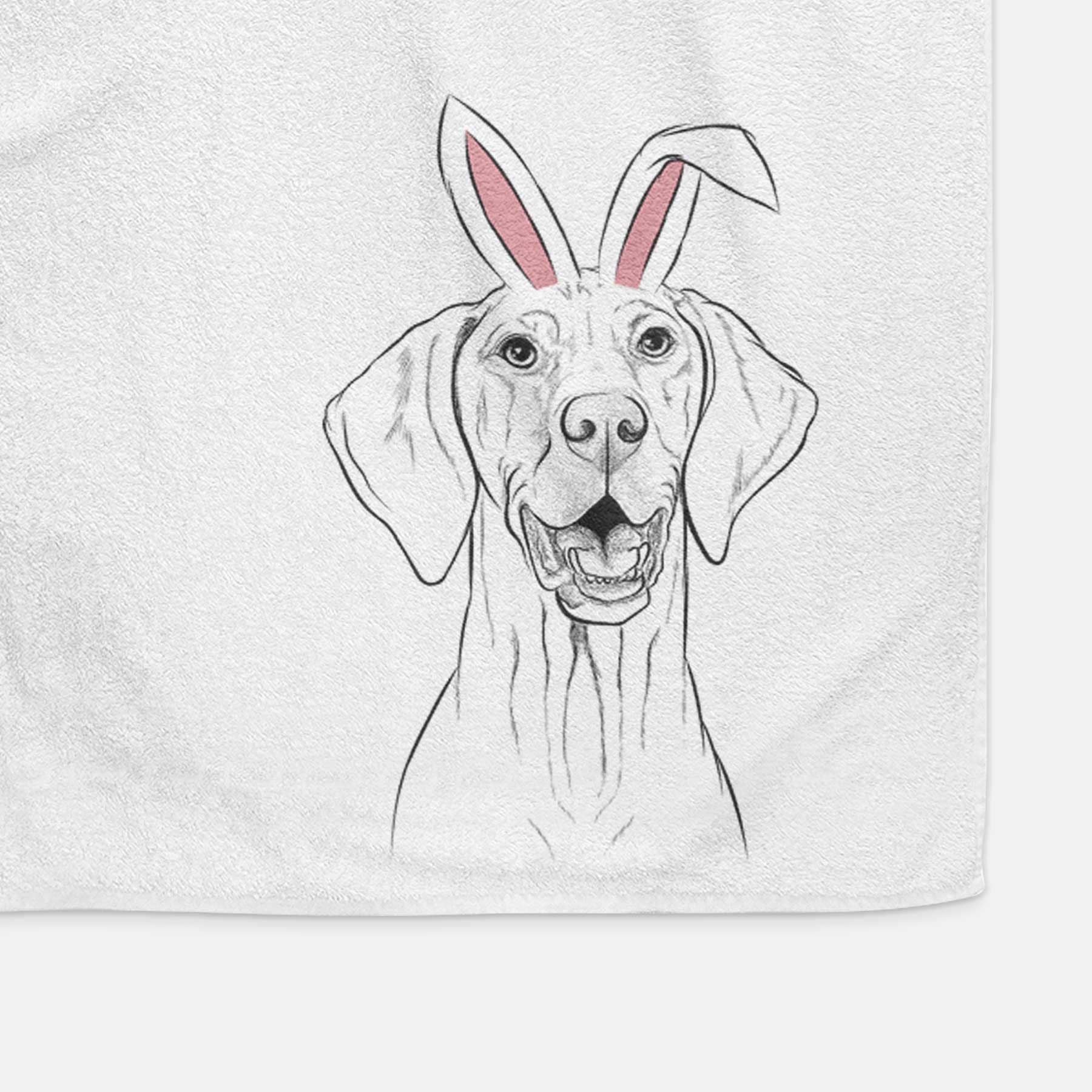 Wesley the Vizsla Decorative Hand Towel