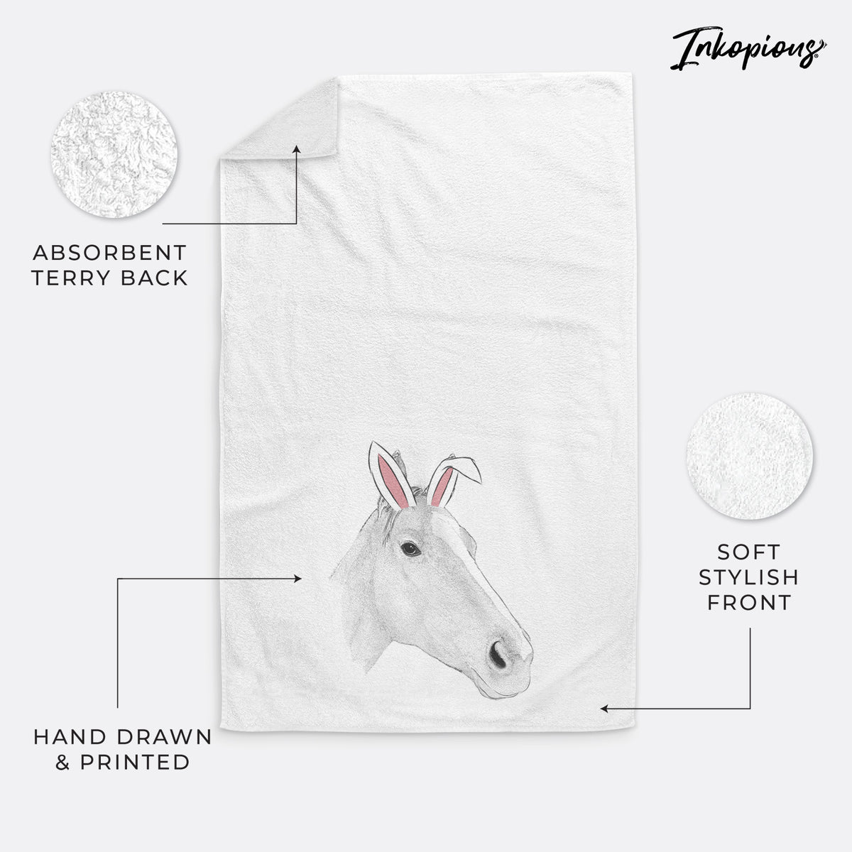 Westley the Horse Decorative Hand Towel