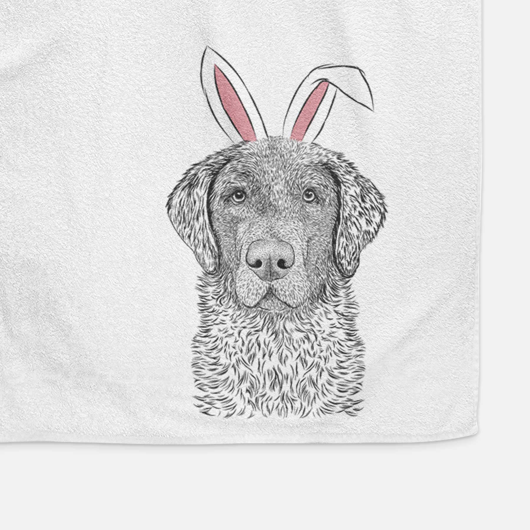 Whiskey the Chocolate Lab Decorative Hand Towel