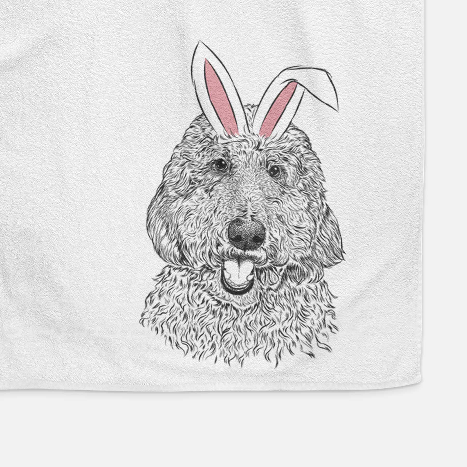 Whisper the Goldendoodle Decorative Hand Towel