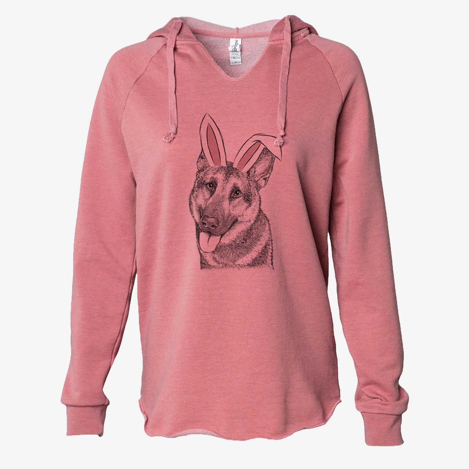 Easter Whitaker the German Shepherd - Cali Wave Hooded Sweatshirt