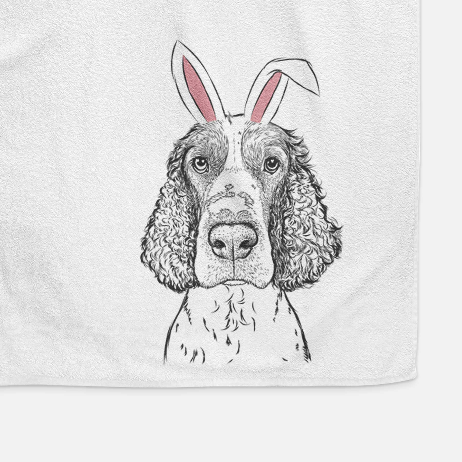 Wilbur the English Springer Spaniel Decorative Hand Towel