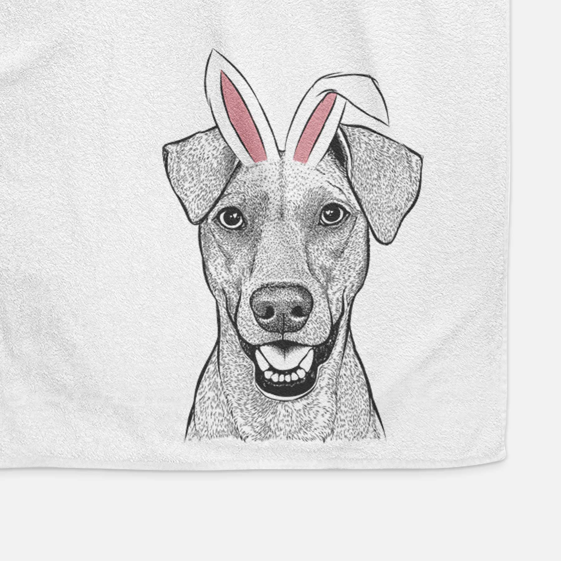 Willow the German Pinscher Decorative Hand Towel