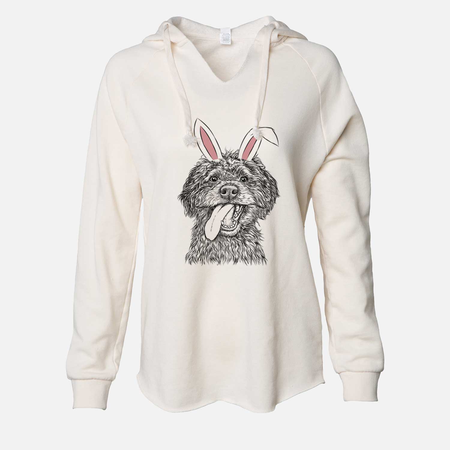 Easter Winnie the Mini Aussiedoodle - Cali Wave Hooded Sweatshirt