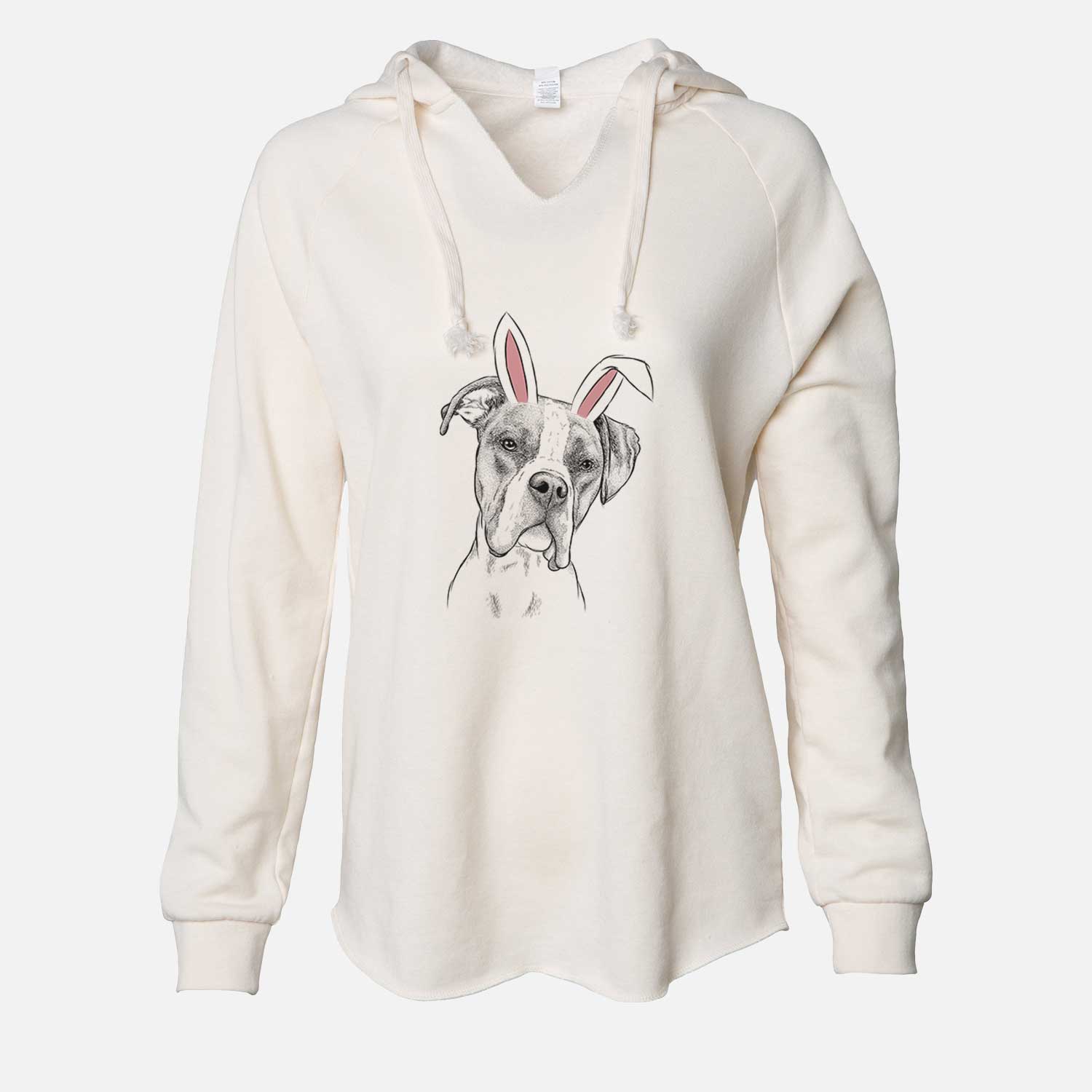 Easter Winston the Boxer - Cali Wave Hooded Sweatshirt