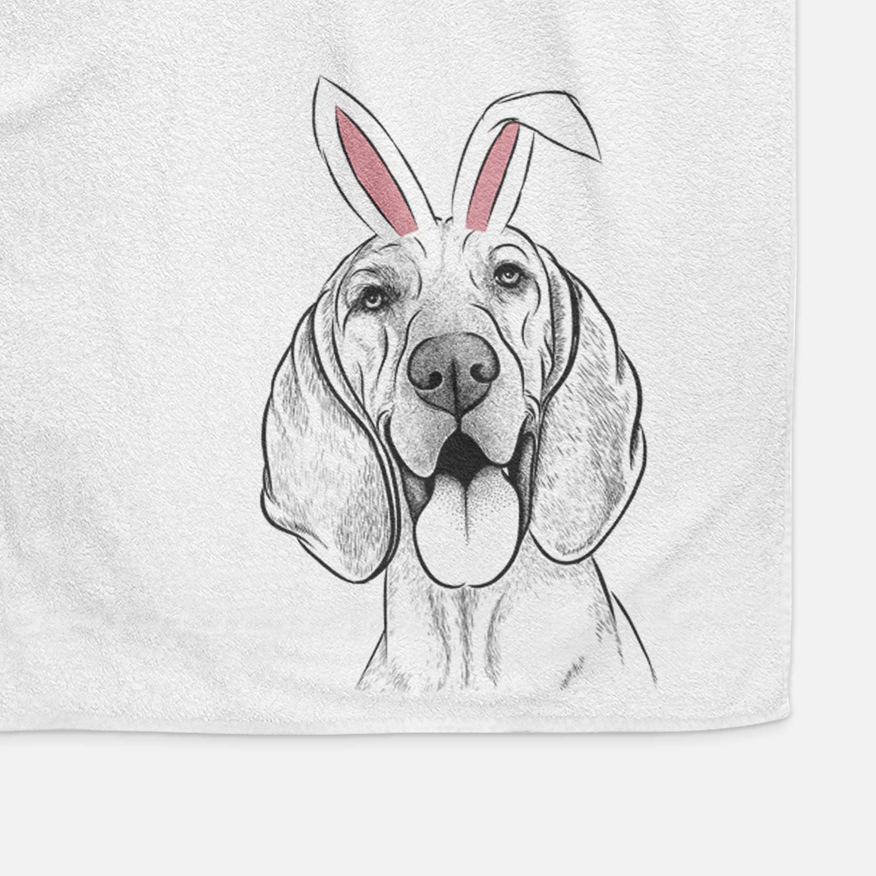 Winston the Redbone Coonhound Decorative Hand Towel