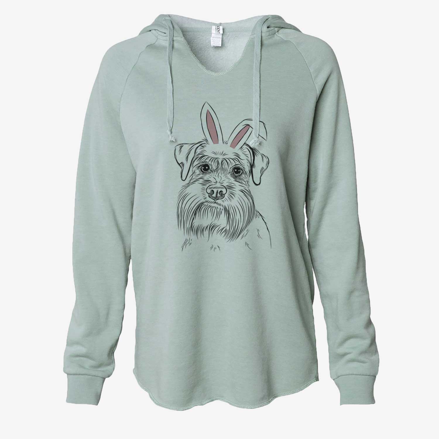 Easter Wrigley the Schnauzer - Cali Wave Hooded Sweatshirt