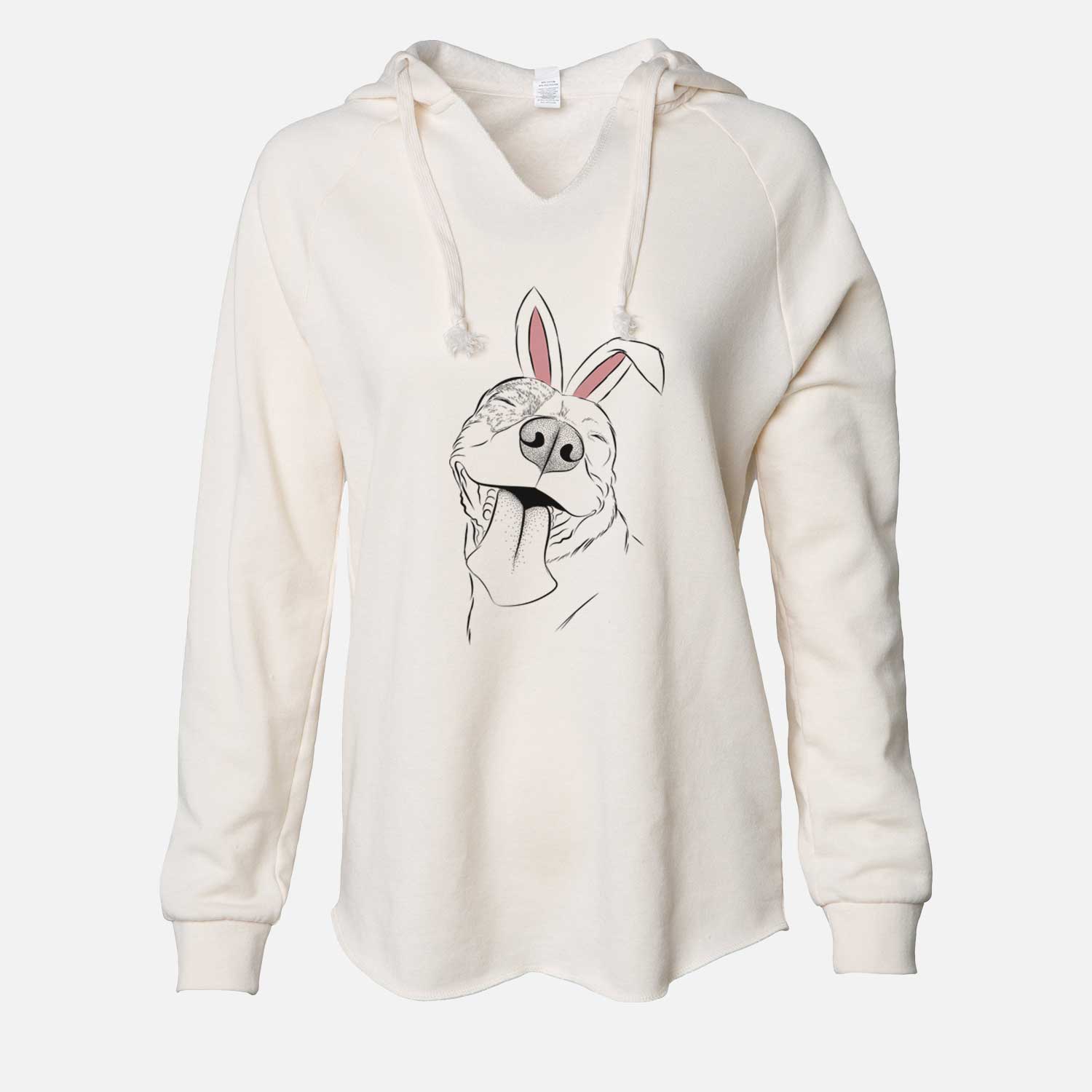 Easter Xena the American Staffordshire Terrier - Cali Wave Hooded Sweatshirt