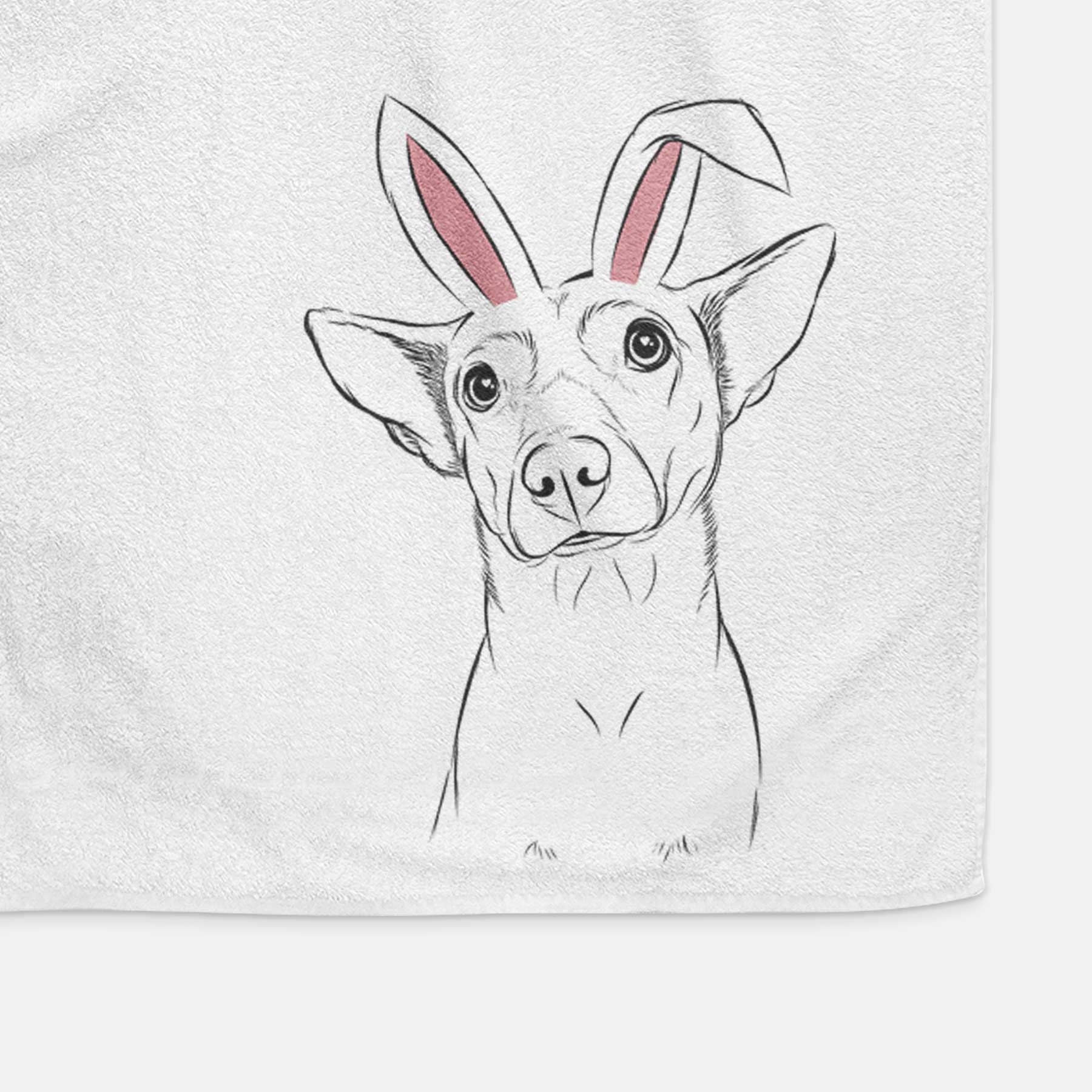 Yogi the Mixed Breed Decorative Hand Towel