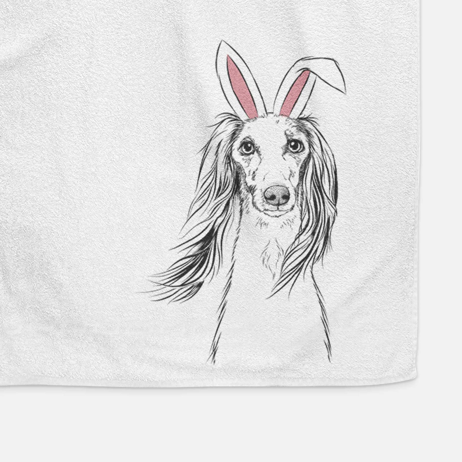 Zahra the Saluki Decorative Hand Towel