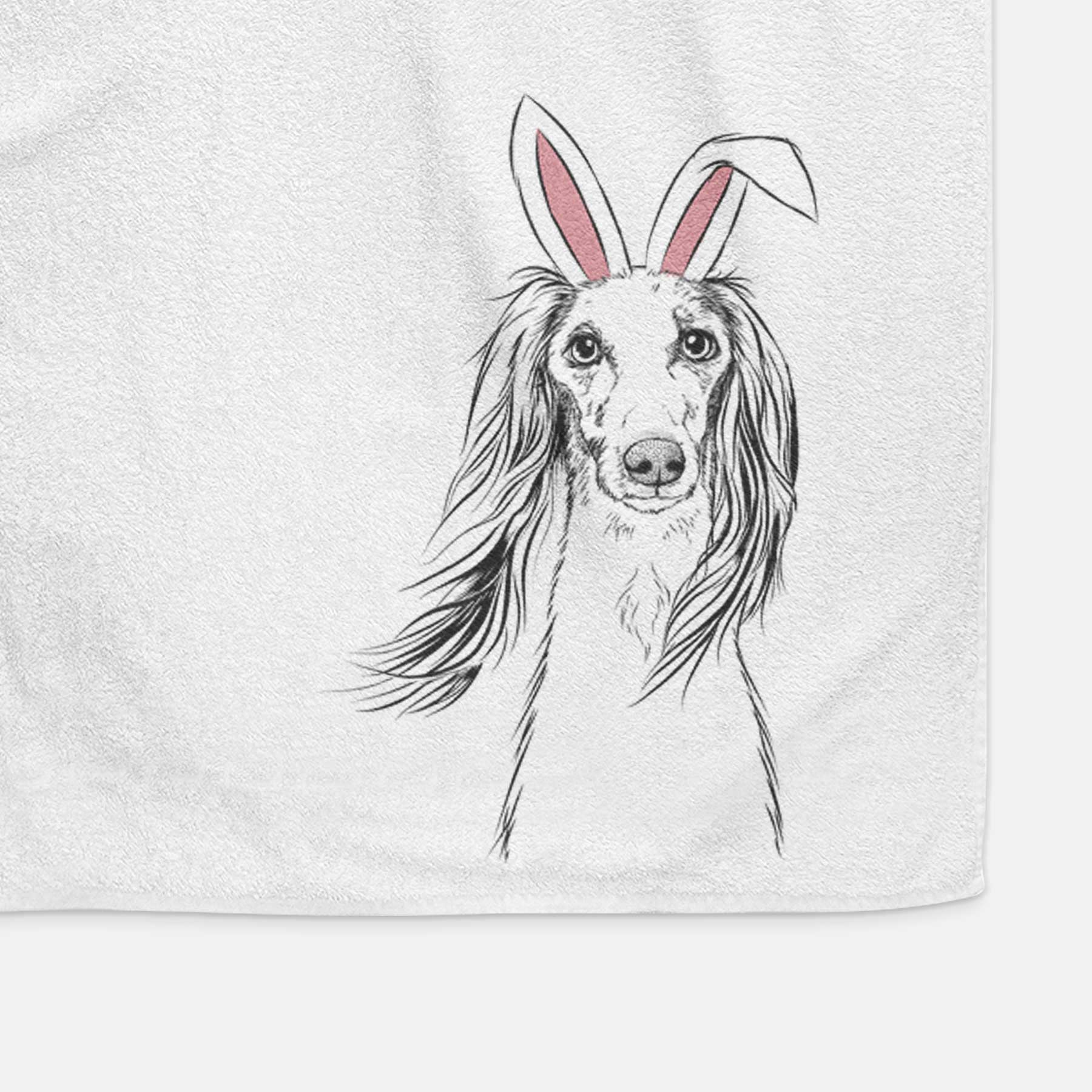 Zahra the Saluki Decorative Hand Towel