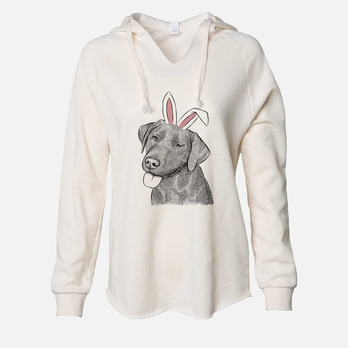 Easter Zeppelin the Black Labrador - Cali Wave Hooded Sweatshirt