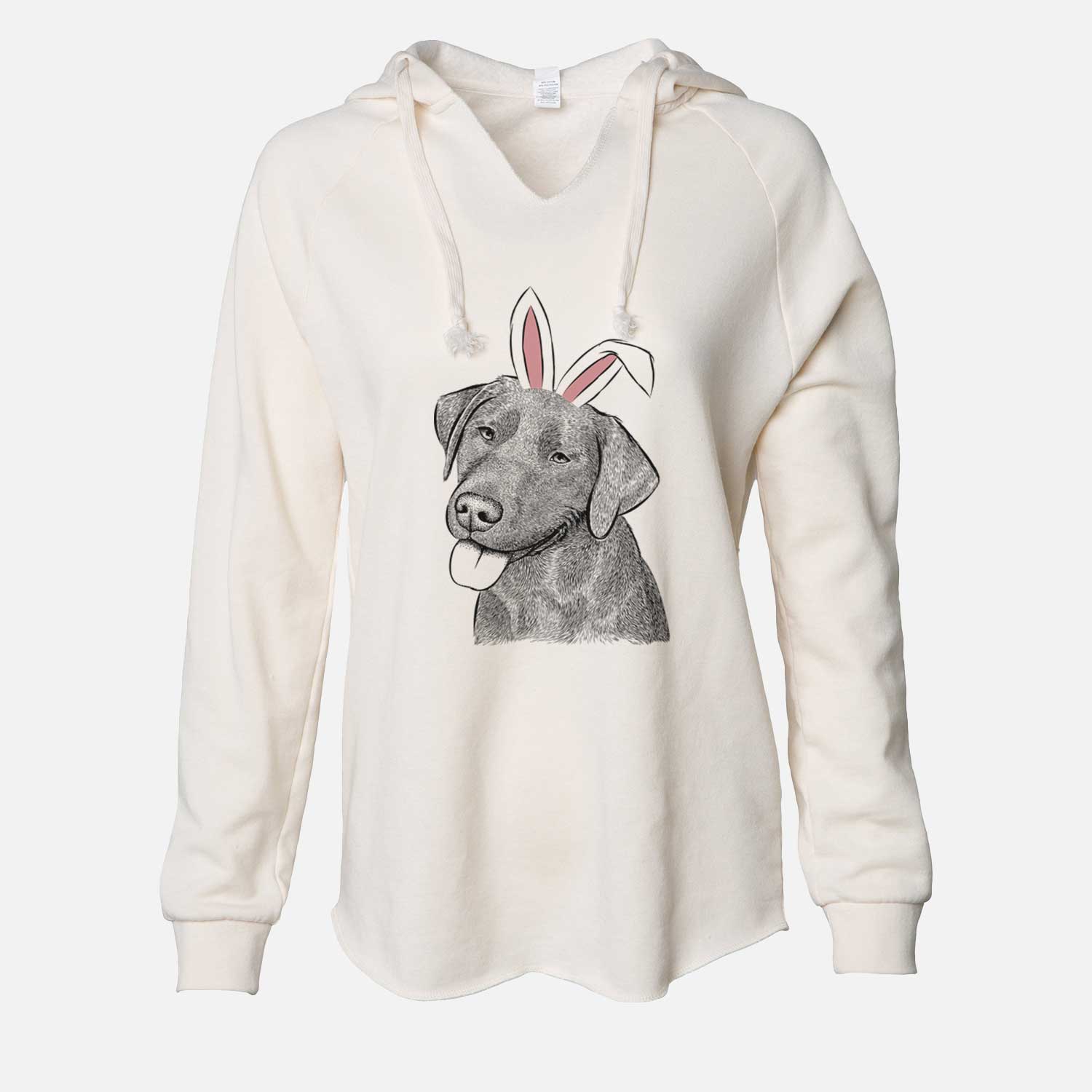 Easter Zeppelin the Black Labrador - Cali Wave Hooded Sweatshirt