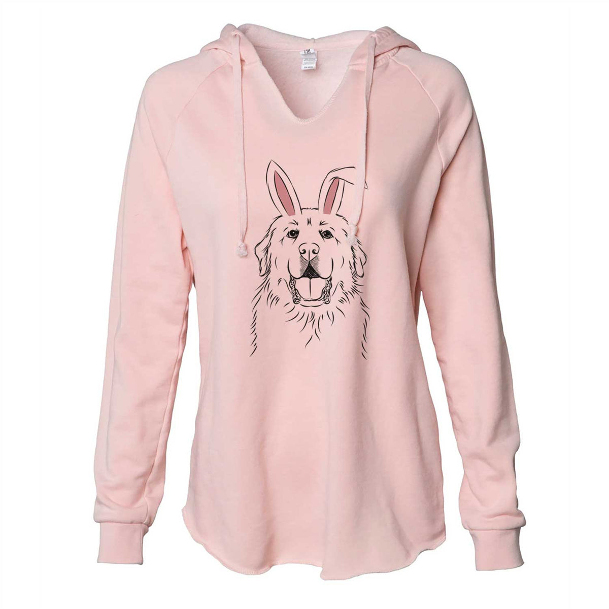 Easter Zeus the Great Pyrenees - Cali Wave Hooded Sweatshirt
