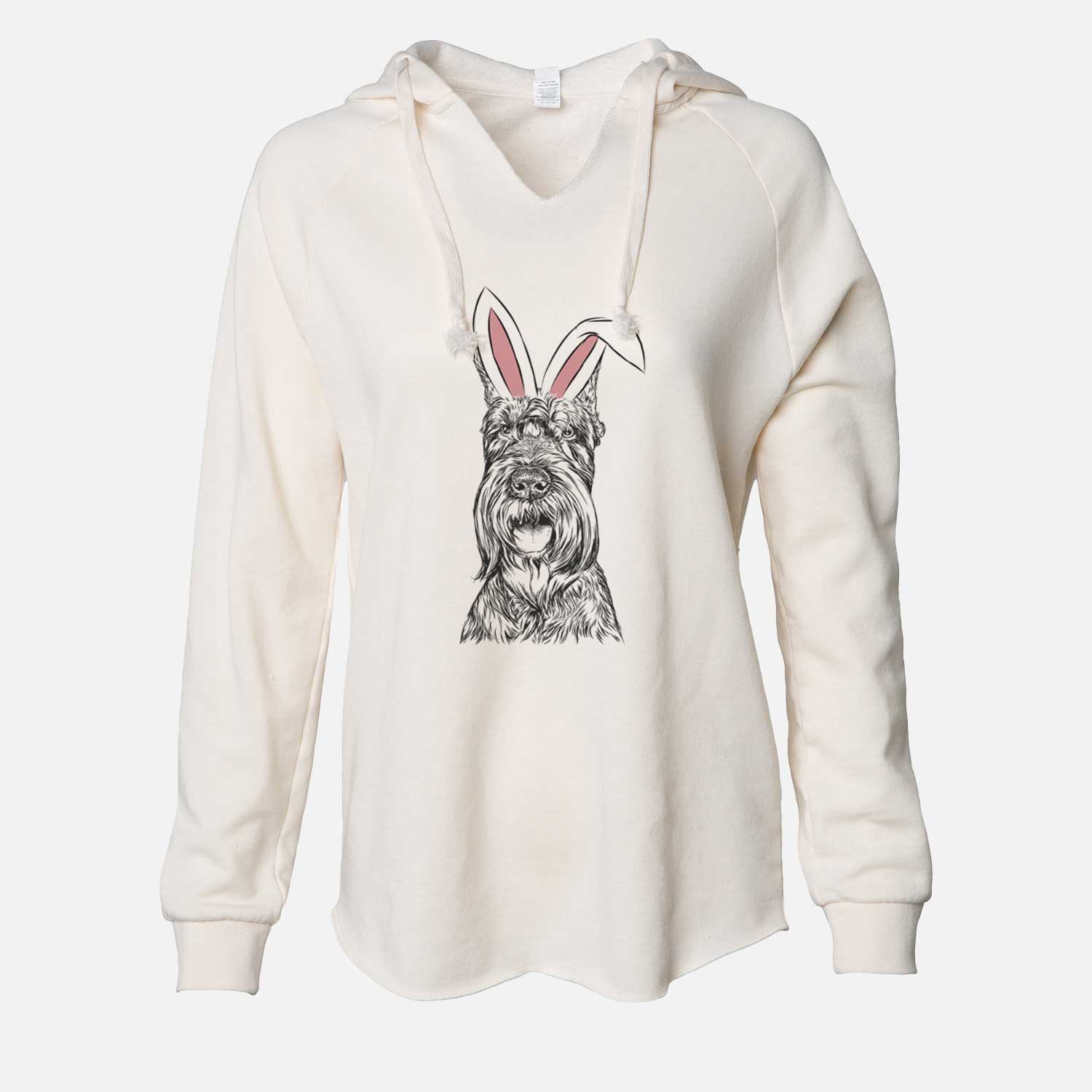 Easter Zuri the Giant Schnauzer - Cali Wave Hooded Sweatshirt