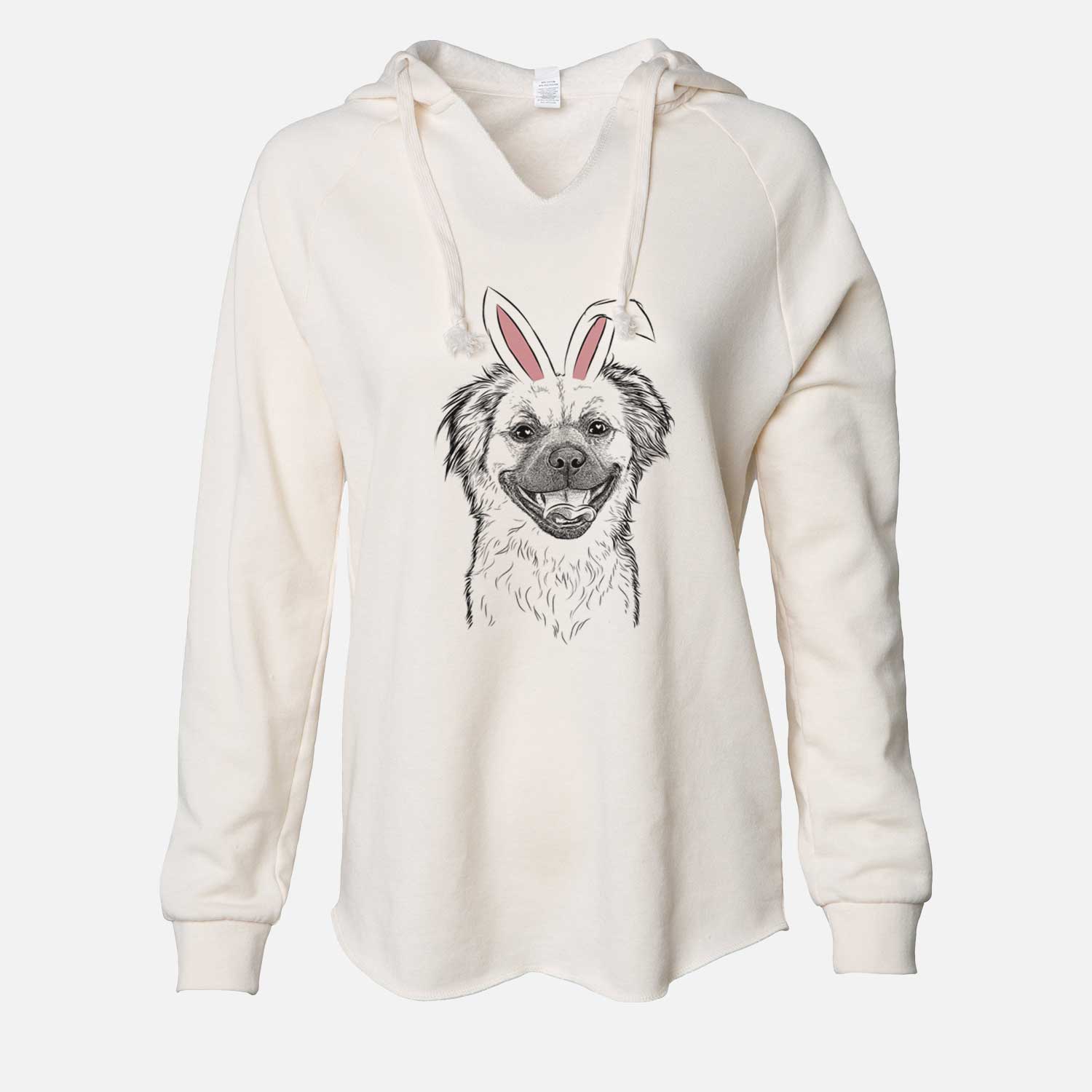 Easter Zuri the Spaniel Mix - Cali Wave Hooded Sweatshirt