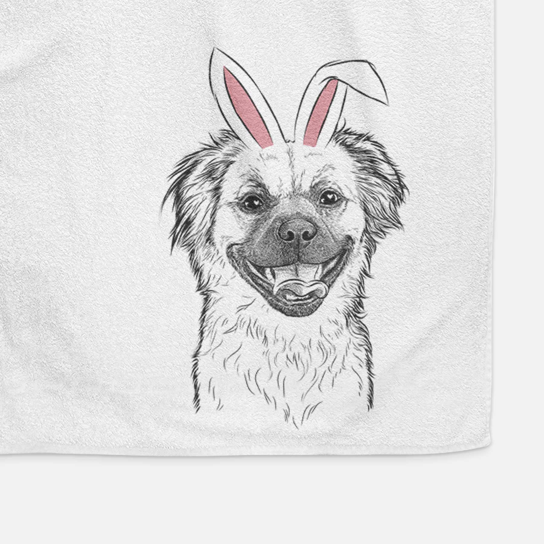 Zuri the Spaniel Mix Decorative Hand Towel