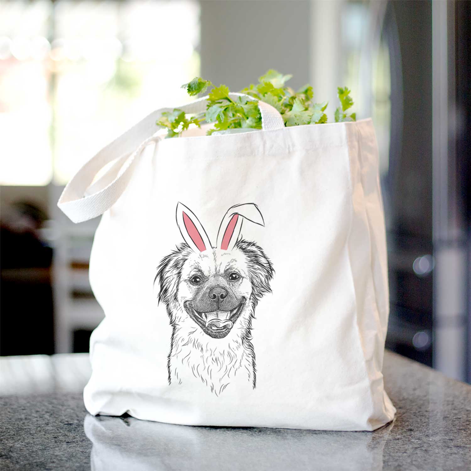 Zuri the Spaniel Mix - Tote Bag