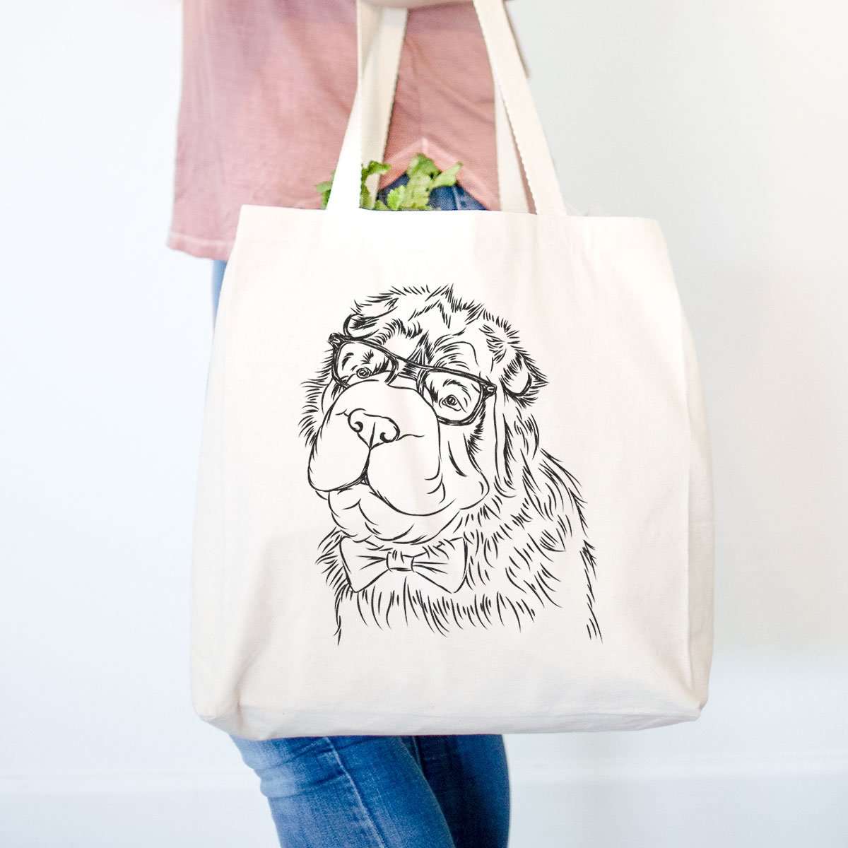 Einstein the Bear Coat Shar Pei - Tote