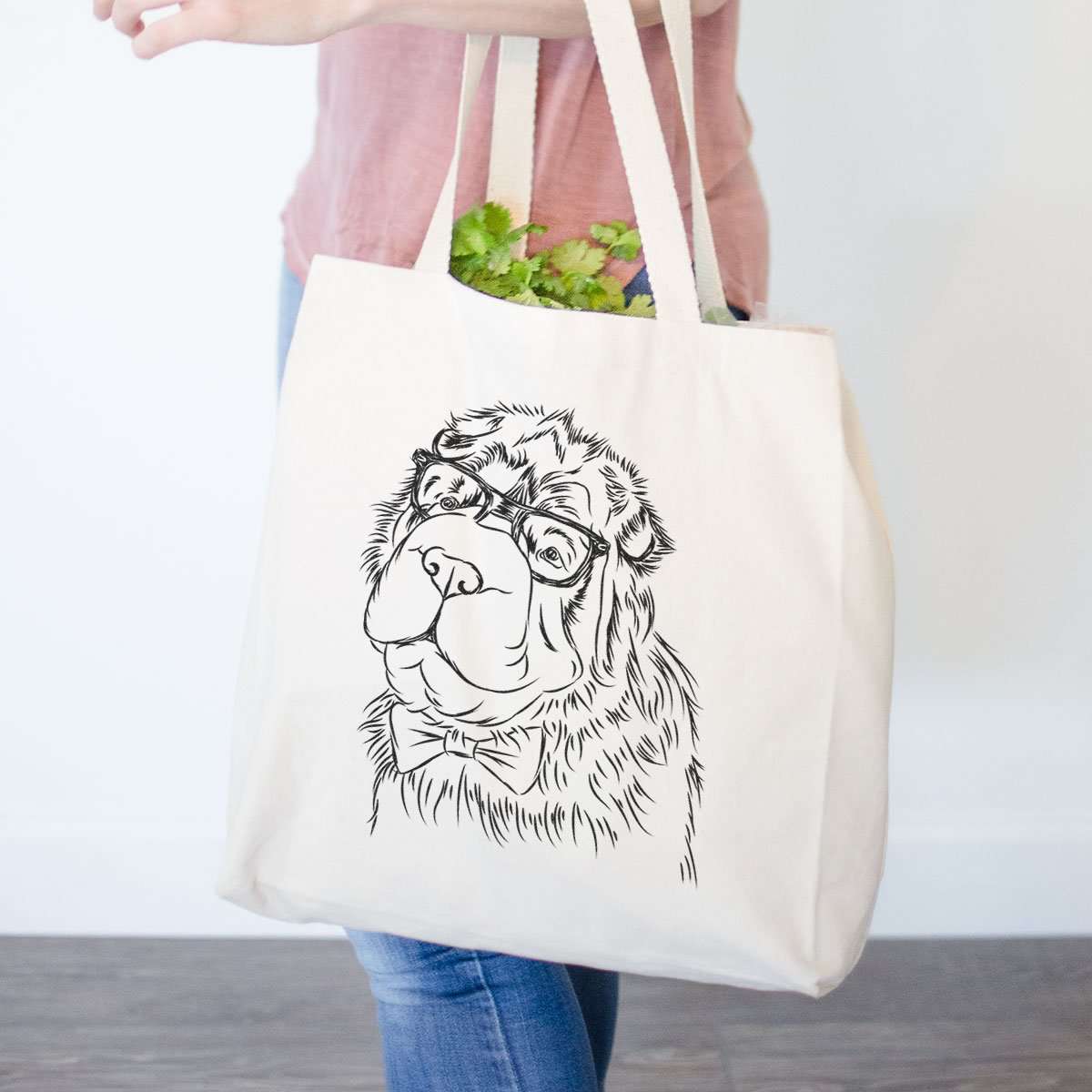 Einstein the Bear Coat Shar Pei - Tote