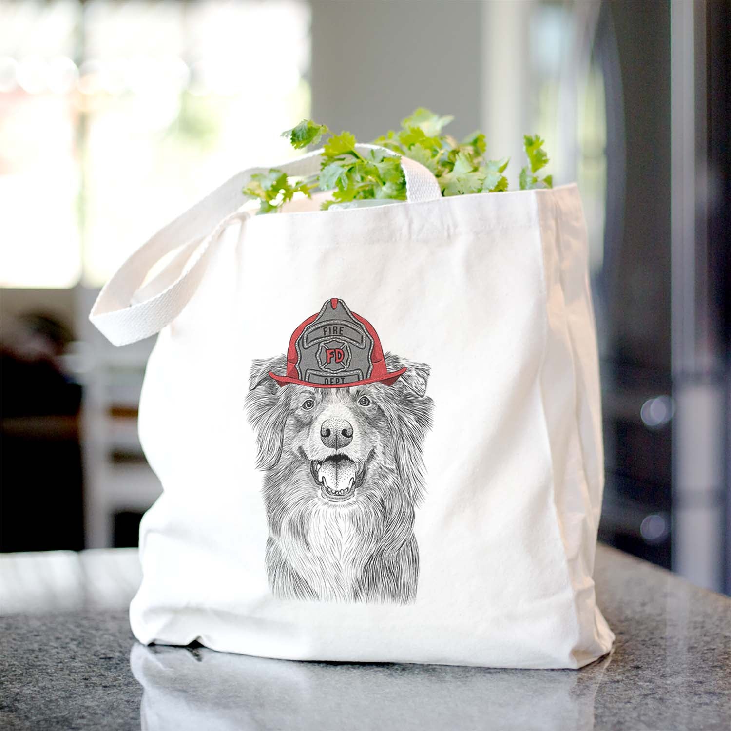 Aussie Parker the Australian Shepherd - Tote Bag