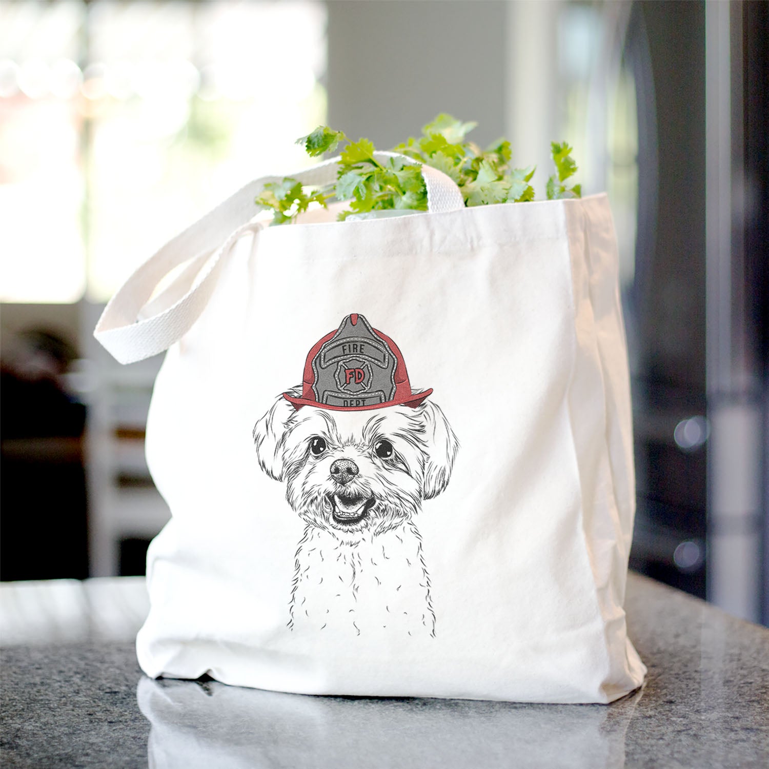 Aspen the Morkie - Tote Bag