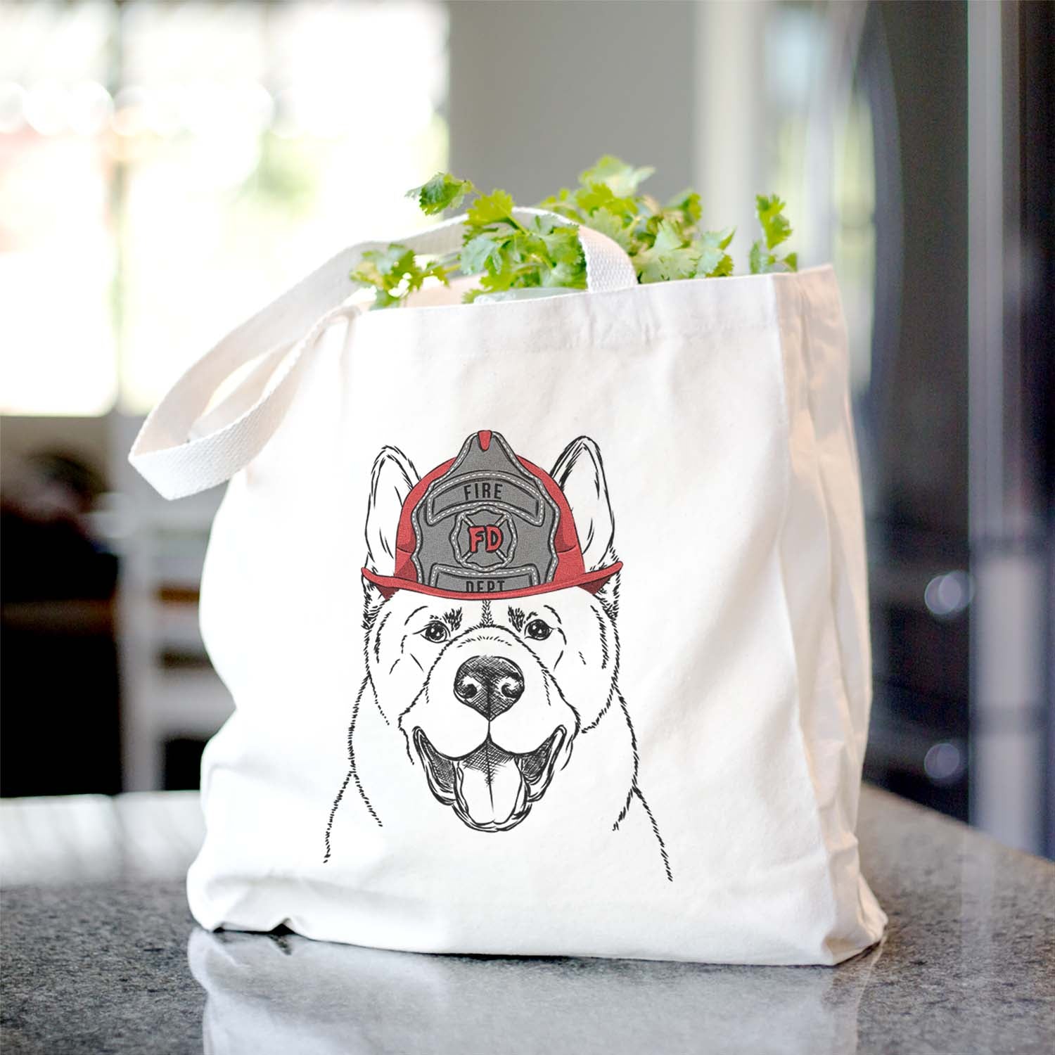 Baku the Akita - Tote Bag