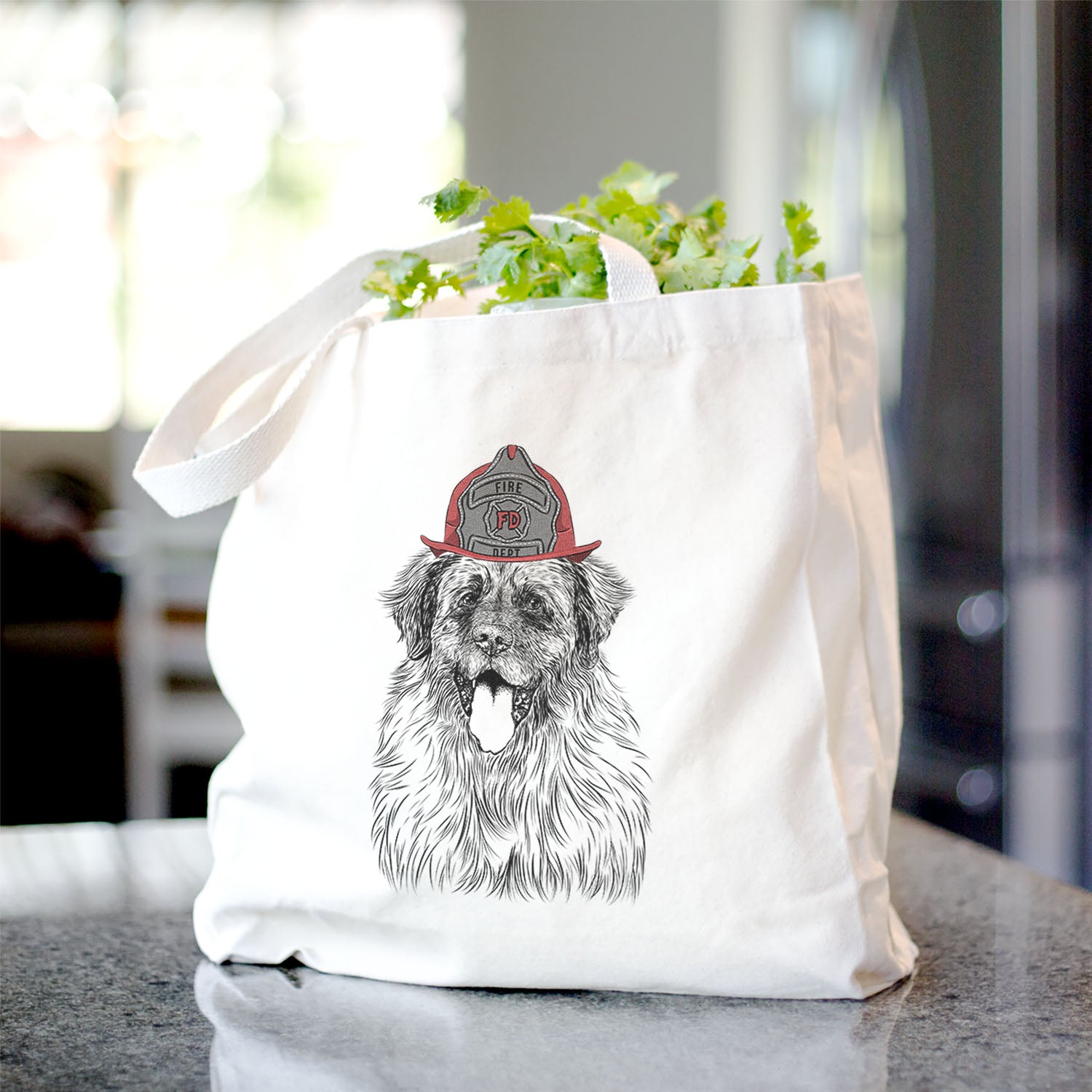 Bamboo the Leonberger - Tote Bag