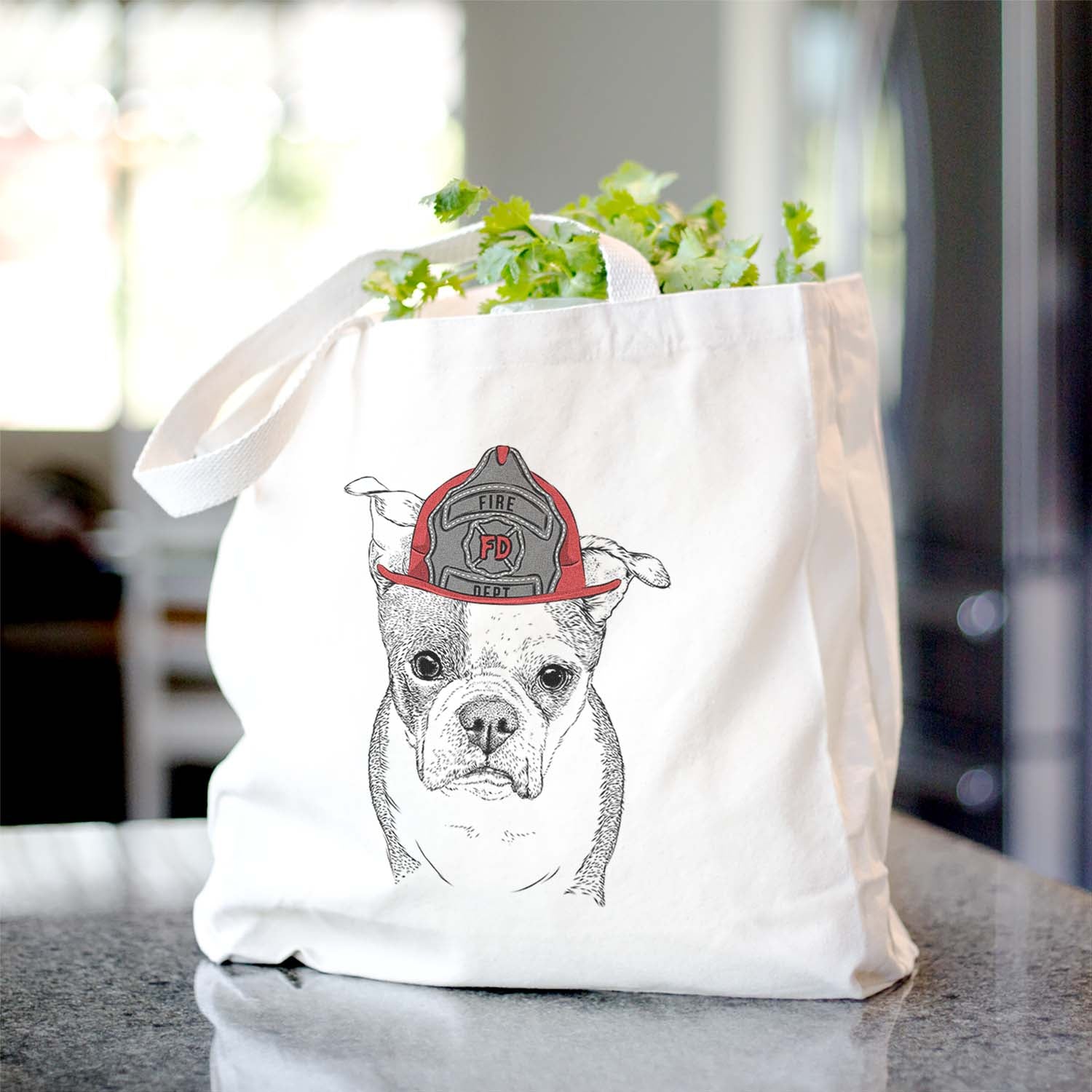 Bandit the Boston Terrier - Tote Bag