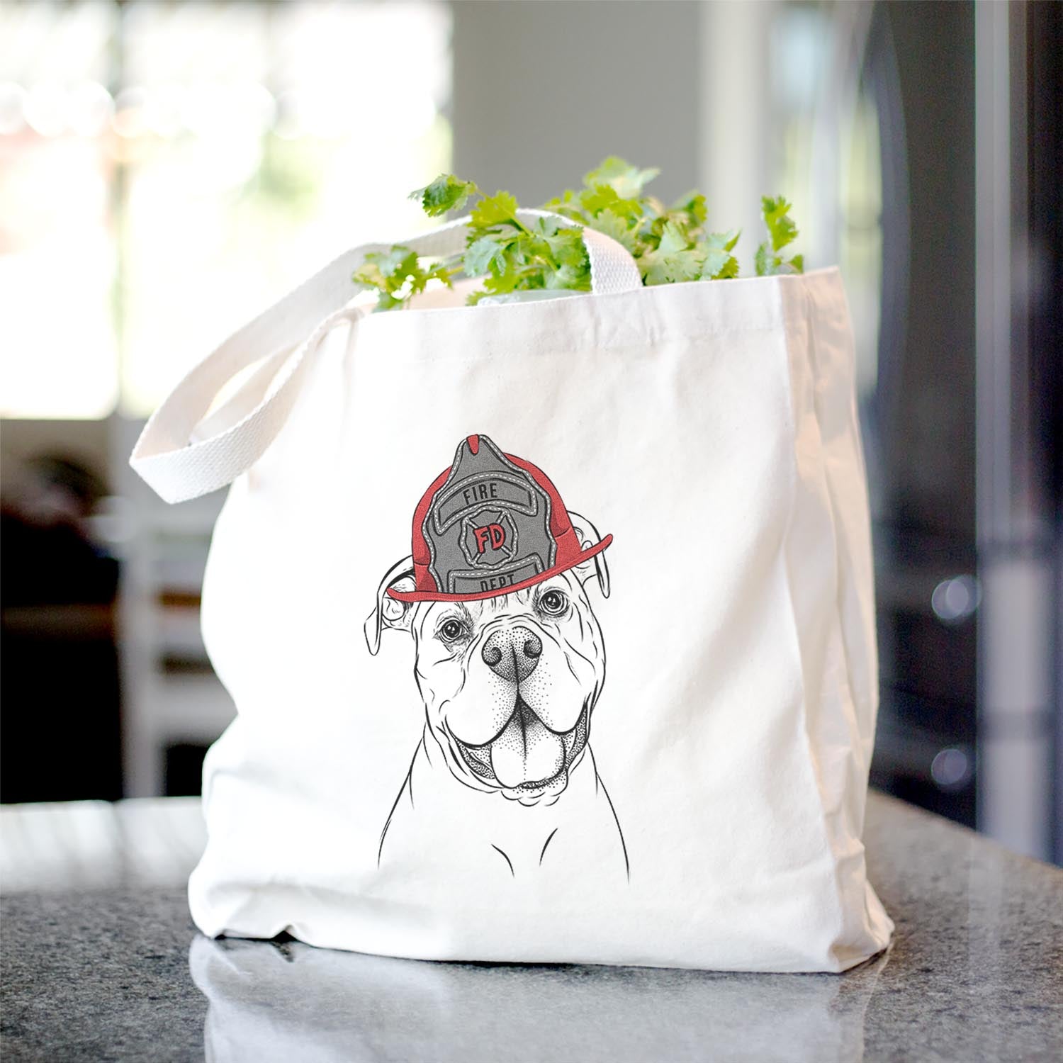 Bravo the Bulldog Mix - Tote Bag