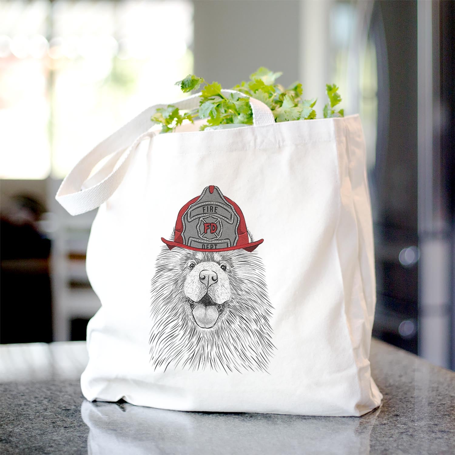 Charming Charlie the Chow Chow - Tote Bag