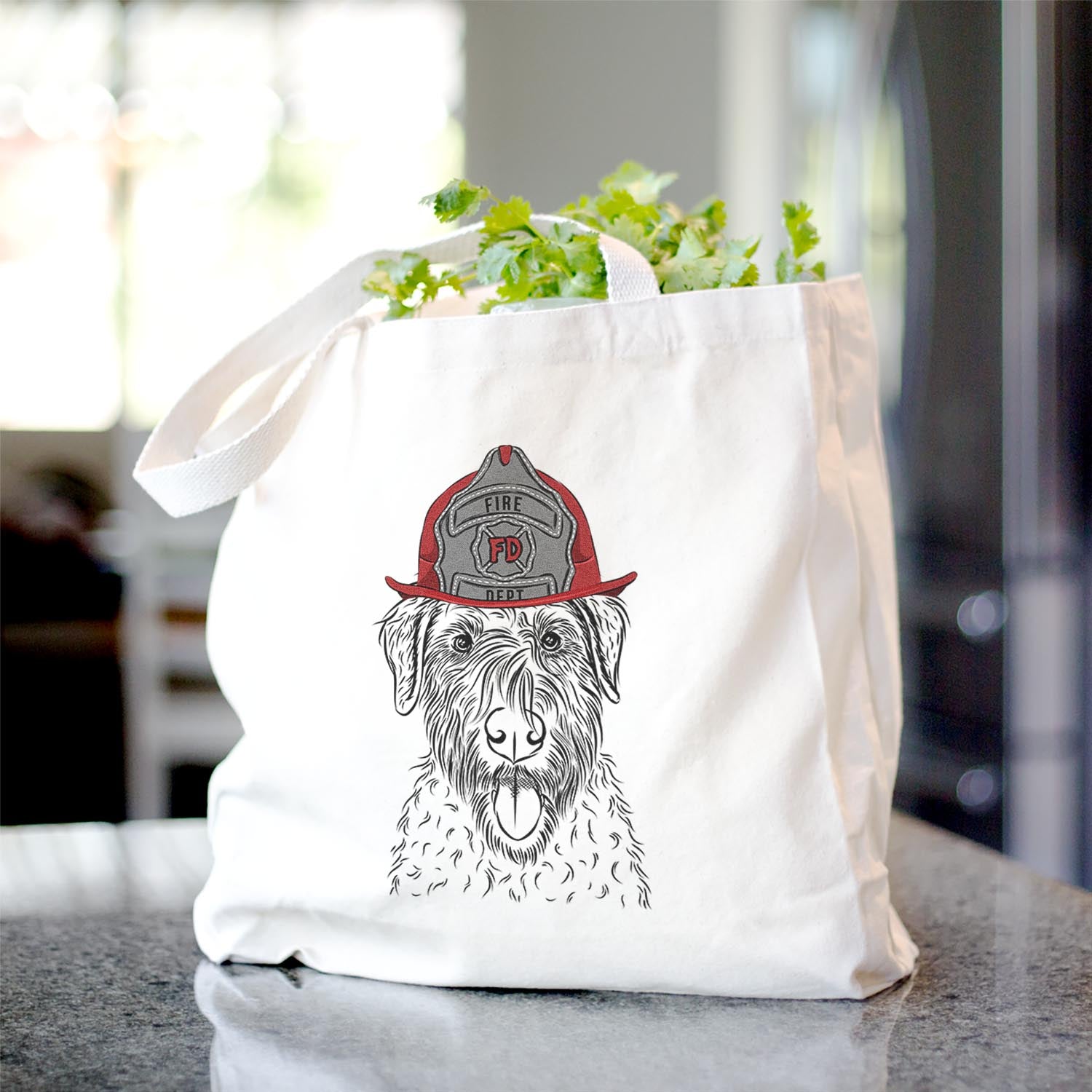 Chester the Soft Coated Wheaten Terrier - Tote Bag