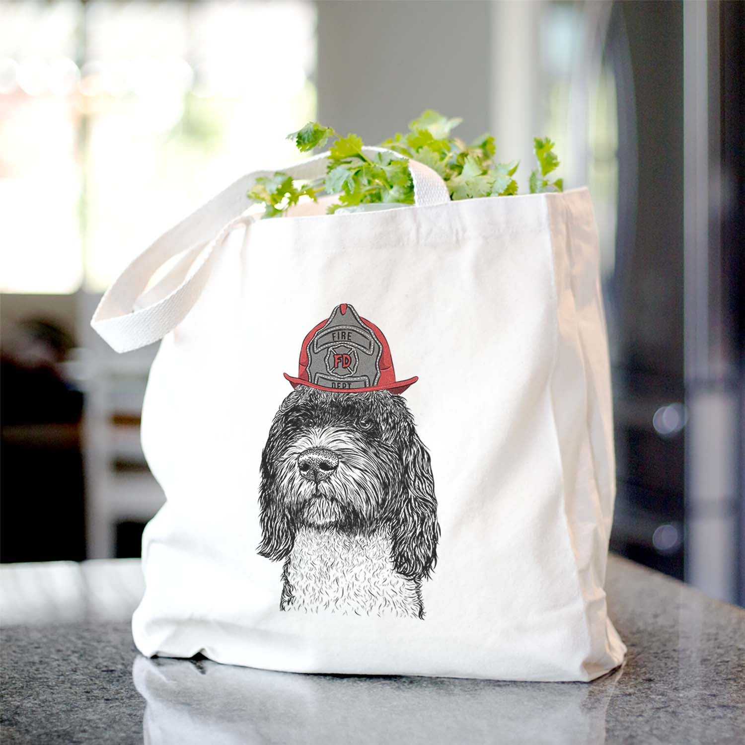 Chris the Portuguese Water Dog - Tote Bag