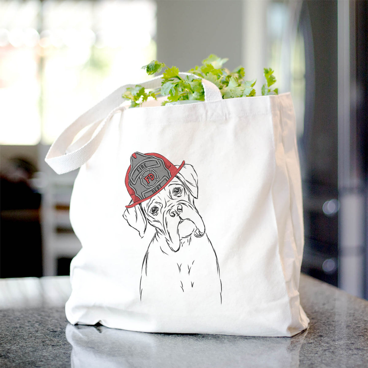 Cooper the Boxer - Tote Bag